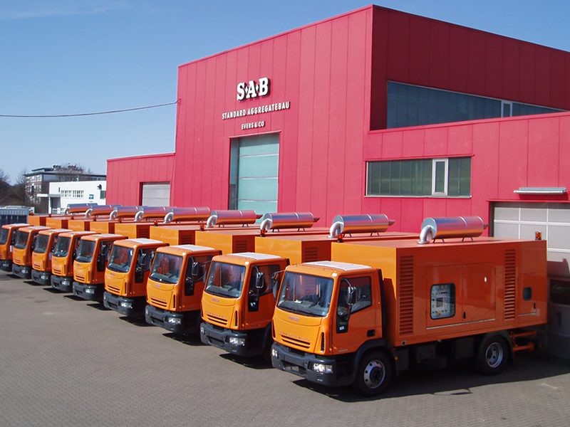 250 kVA Stromerzeuger, Selbstfahrer