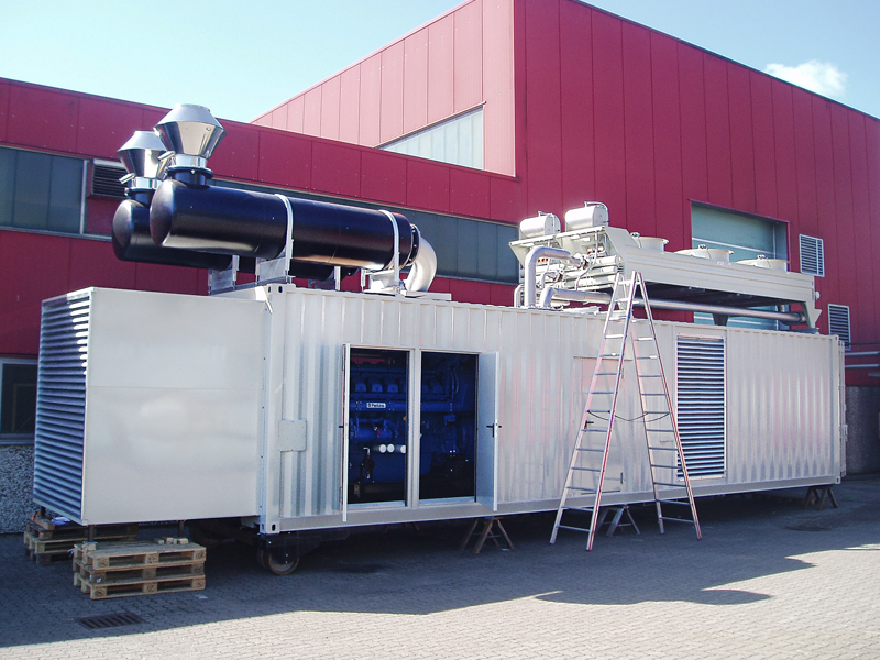 2300 kVA Notstromanlage in 40‘ Container in Südchina