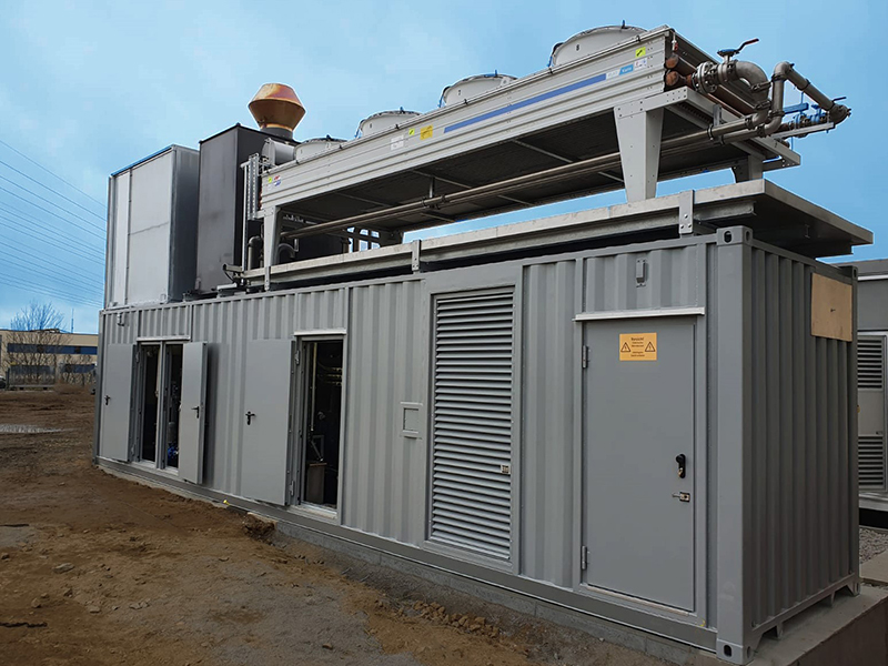 2x2000 Notstromcontainer mit Tischkühler in Leipzig